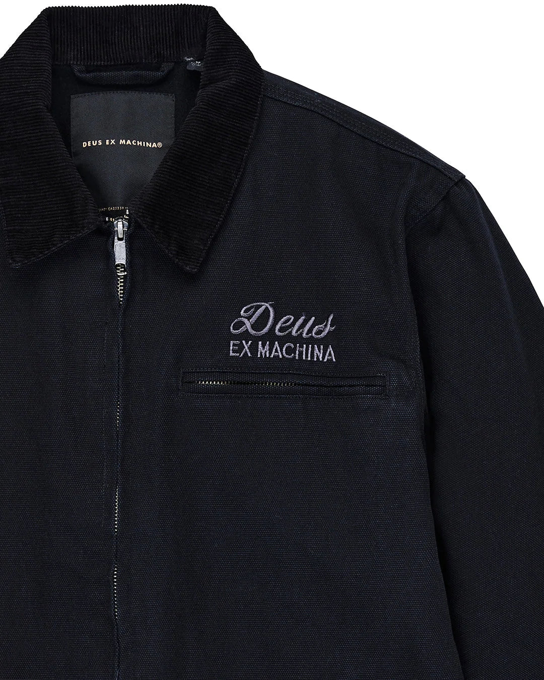 Deus | Manteau à col "Address" - Noir