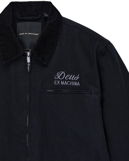 Deus | Manteau à col "Address" - Noir