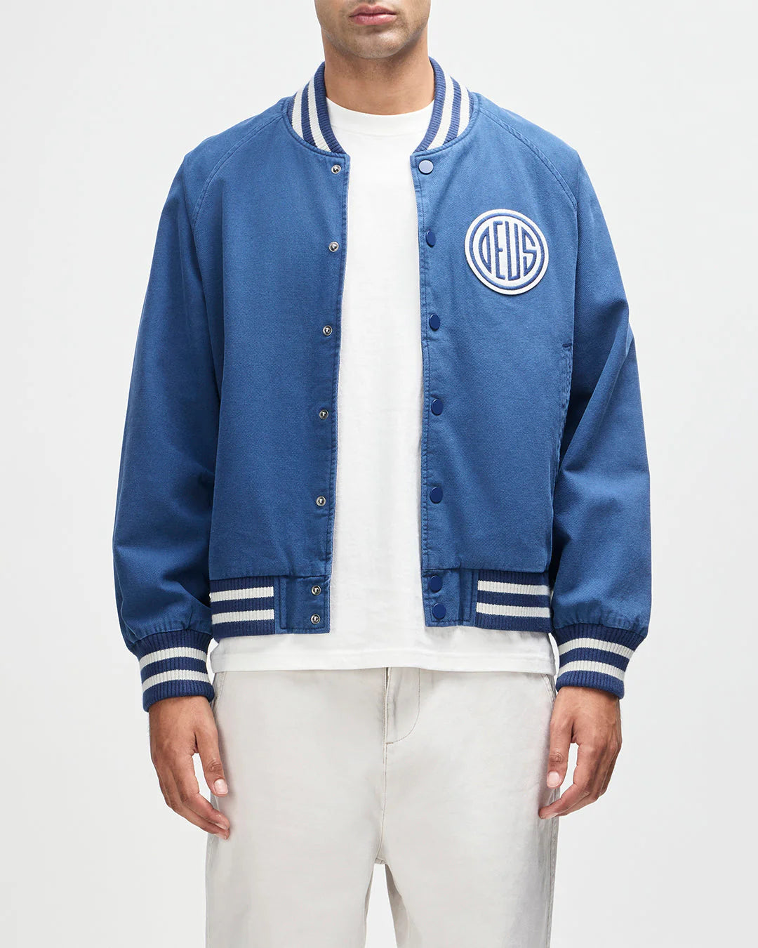 Deus Ex Machina | Blouson bomber ''Liberty'' -  bleu mécanicien