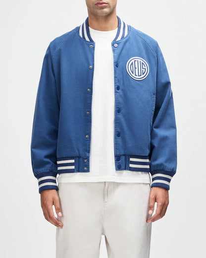 Deus Ex Machina | Blouson bomber ''Liberty'' -  bleu mécanicien