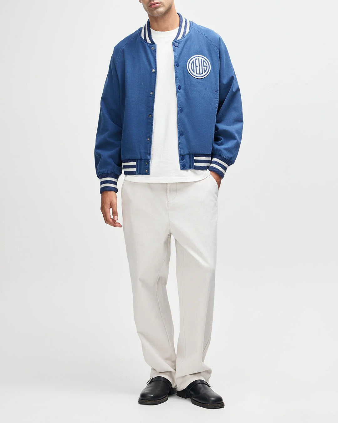 Deus Ex Machina | Blouson bomber ''Liberty'' -  bleu mécanicien