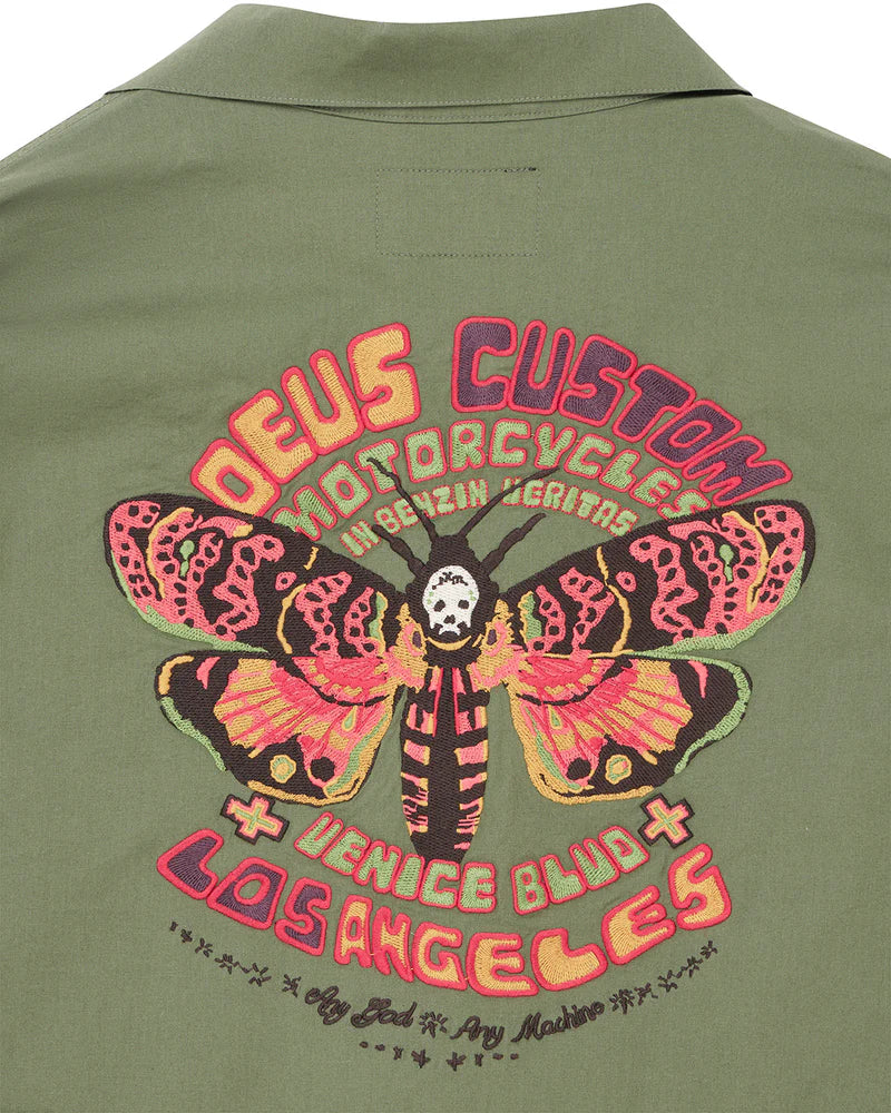 Deus Ex Machina | Surchemise "Power" - Vert pin