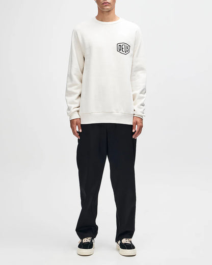 Deus Ex Machina | Sweat-shirt col rond ''Biarritz Address'' - Blanc sale