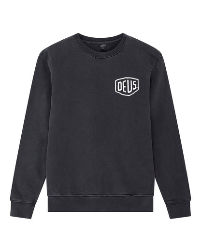 Deus Ex Machina | Sweat-shirt col rond  "Shield Garment" - Noir