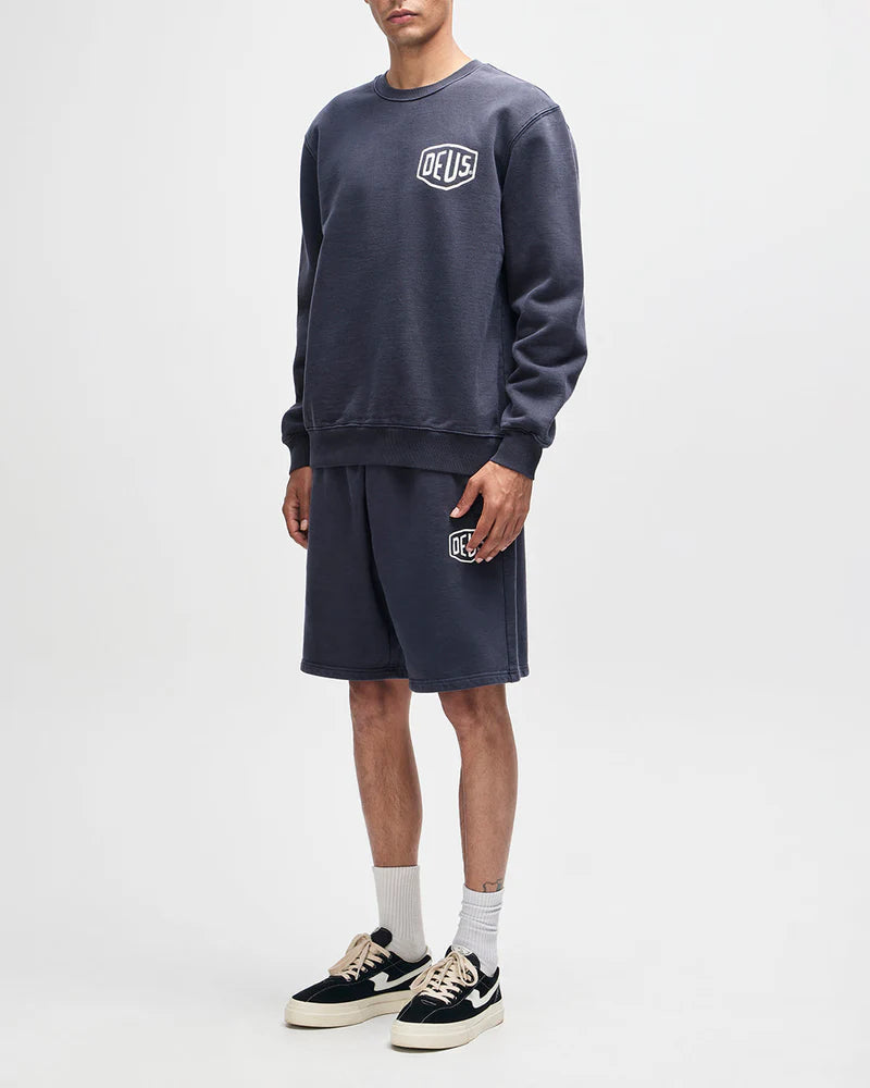 Deus Ex Machina | Sweat-shirt col rond  "Shield Garment" - Noir