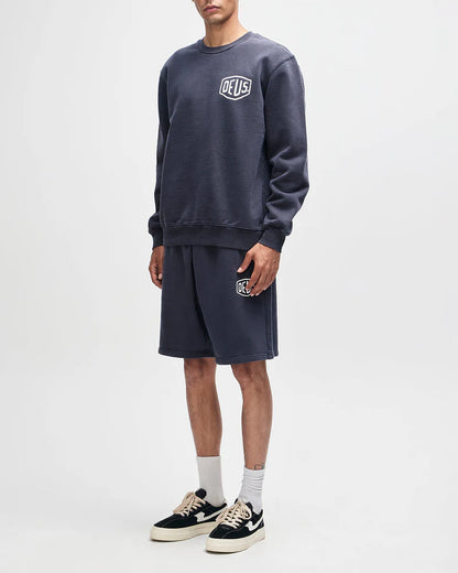 Deus Ex Machina | Sweat-shirt col rond  "Shield Garment" - Noir