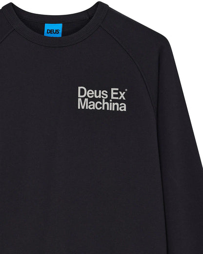 Deus Ex Machina | Sweat-shirt col rond  "Plenty good" - Noir