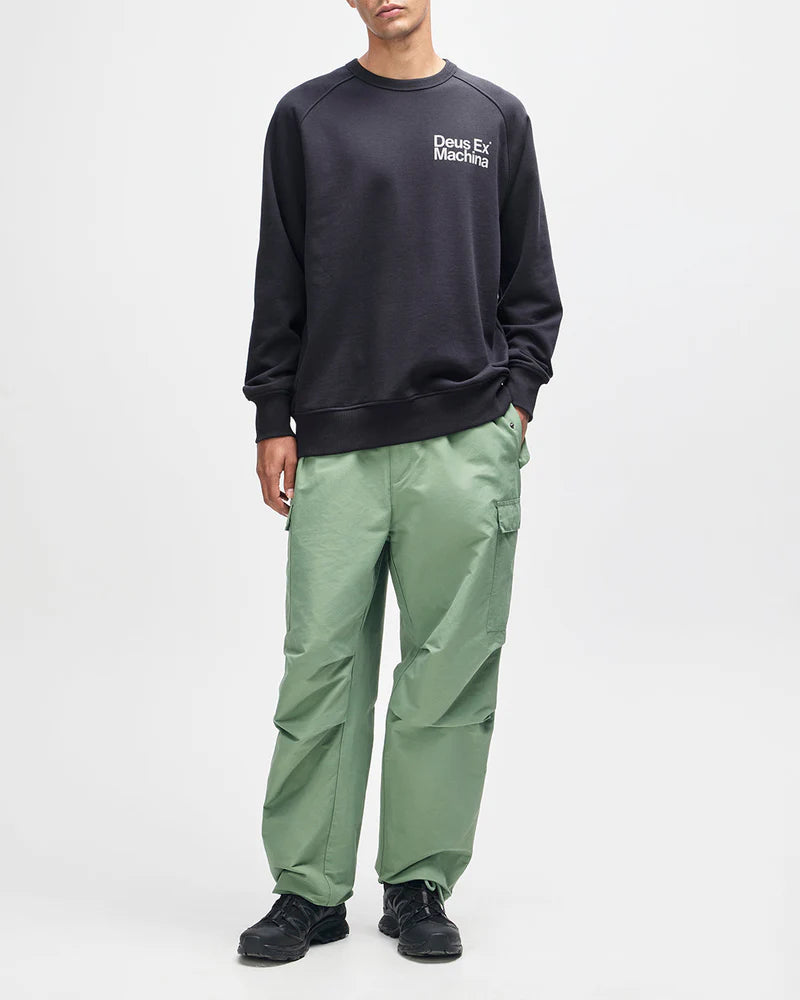 Deus Ex Machina | Sweat-shirt col rond  "Plenty good" - Noir