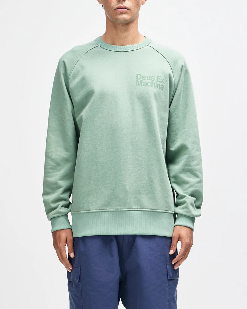 Deus Ex Machina | Pull à coll rond "Plenty good" - Vert givré