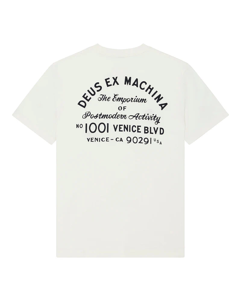 Deus Ex Machina | T-shirt  "Emporium niner" - Blanc