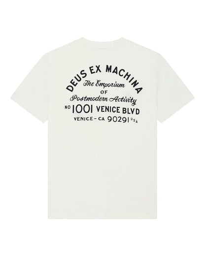 Deus Ex Machina | T-shirt  "Emporium niner" - Blanc