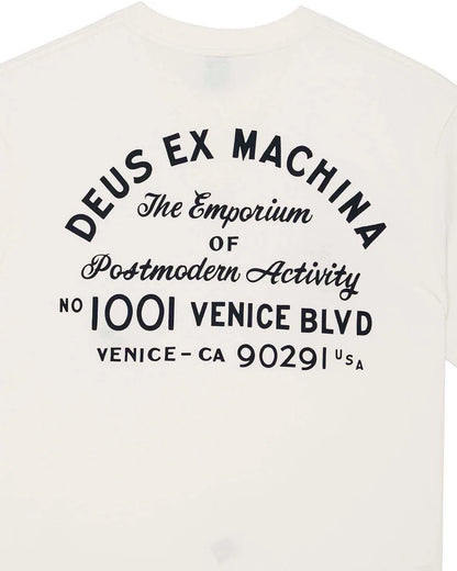 Deus Ex Machina | T-shirt  "Emporium niner" - Blanc