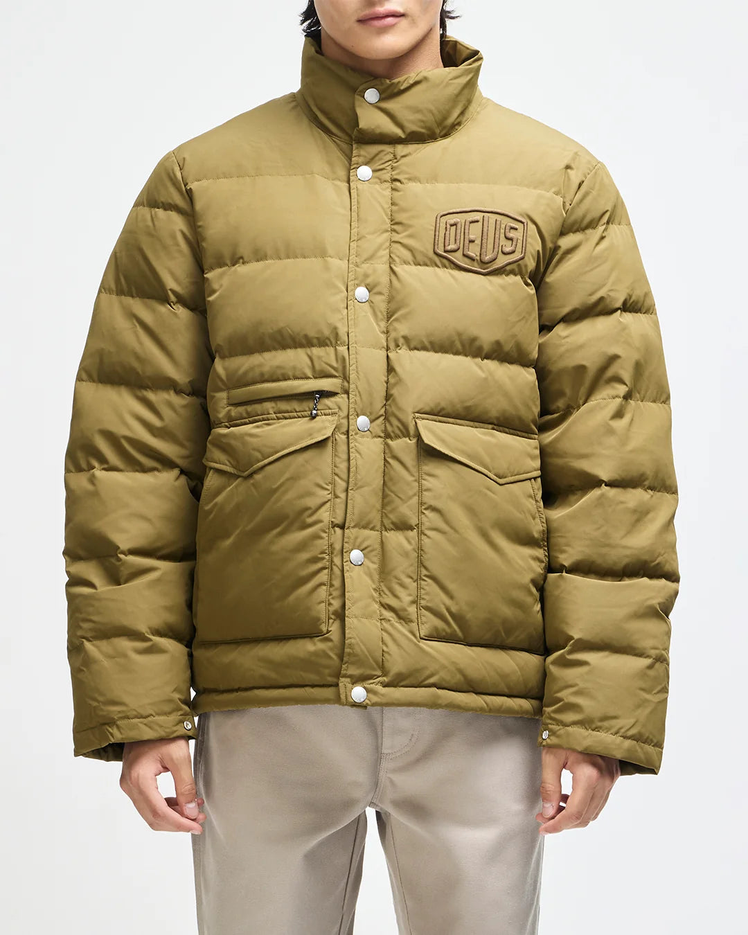 Deus | Manteau en duvet "Carson" - Vert olive