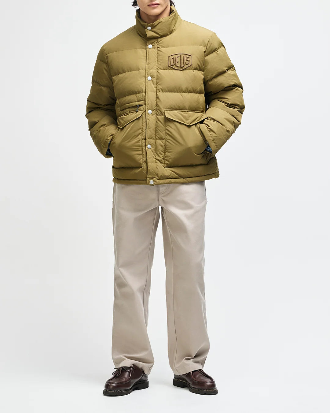 Deus | Manteau en duvet "Carson" - Vert olive