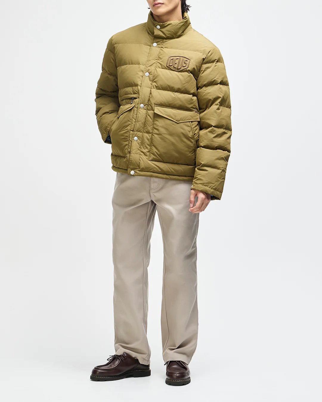 Deus | Manteau en duvet "Carson" - Vert olive