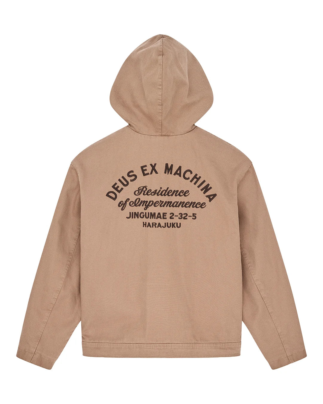 Deus | Manteau à capuche "Harajuku" - Brun chameau