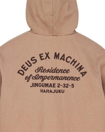 Deus | Manteau à capuche "Harajuku" - Brun chameau
