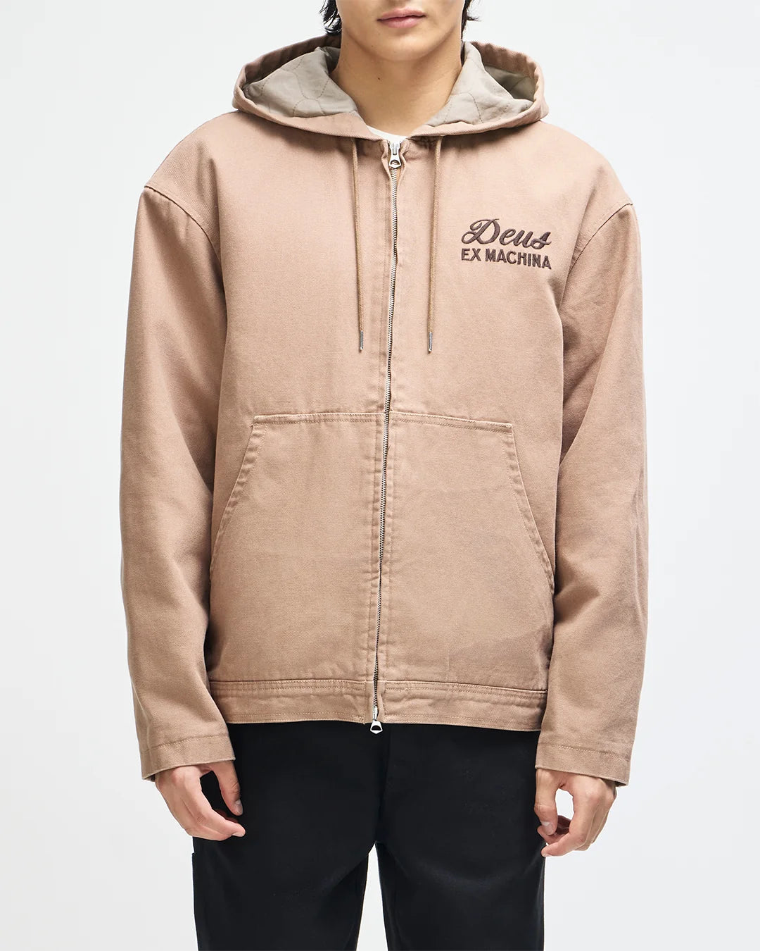 Deus | Manteau à capuche "Harajuku" - Brun chameau