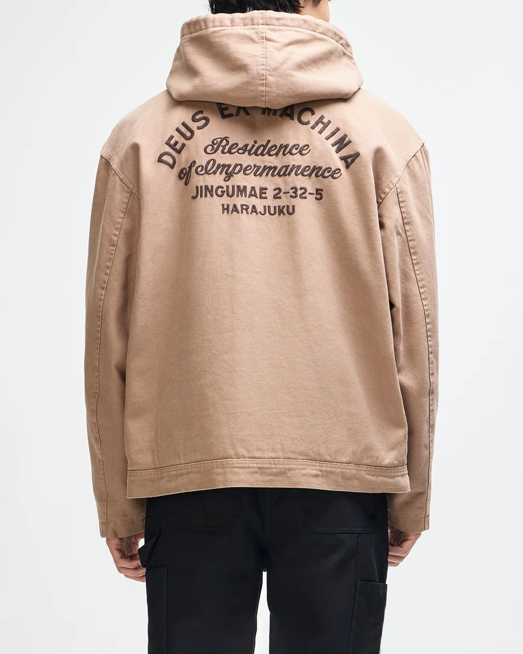 Deus | Manteau à capuche "Harajuku" - Brun chameau