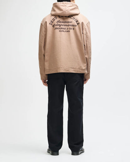 Deus | Manteau à capuche "Harajuku" - Brun chameau