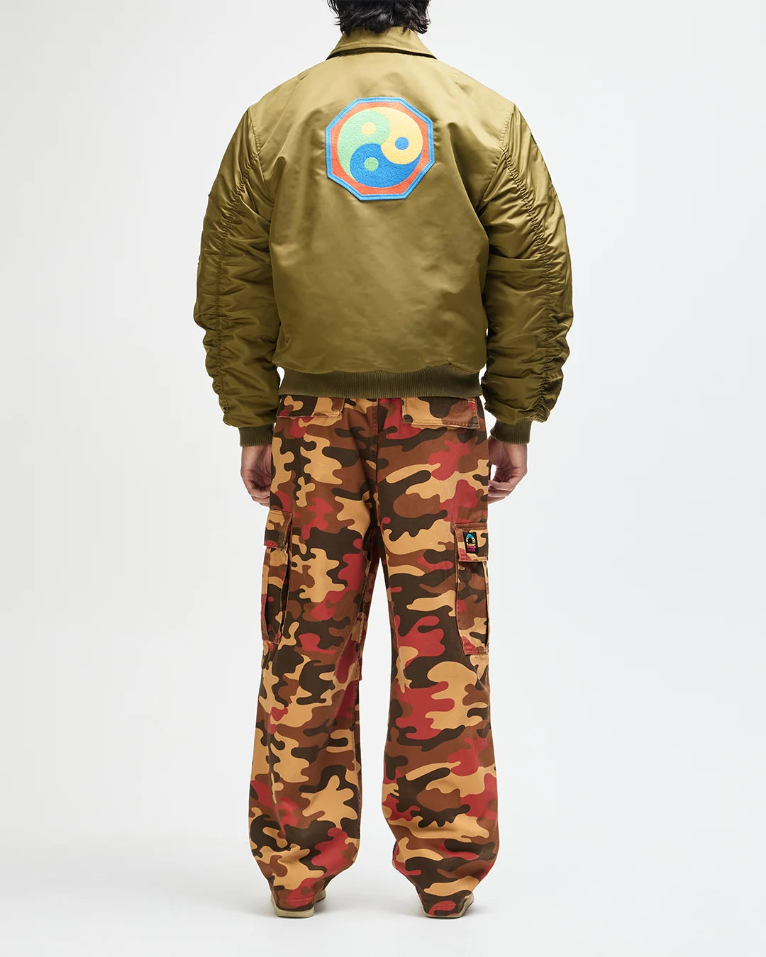 Deus | Manteau aviateur "Monty" - Vert olive
