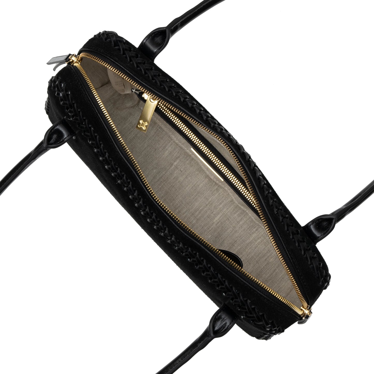 SANCIA | Sac ''Kotli'' en daim - Noir