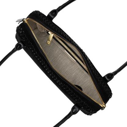 SANCIA | Sac ''Kotli'' en daim - Noir