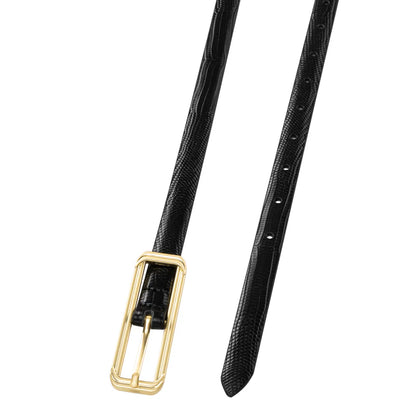 SANCIA | ceinture en cuir ''Picarra'' - Noir