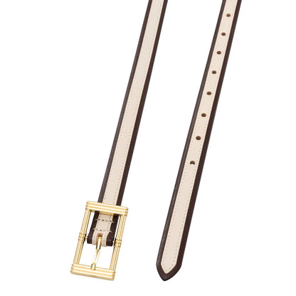 SANCIA | ceinture en cuir ''Olinda'' - Écru