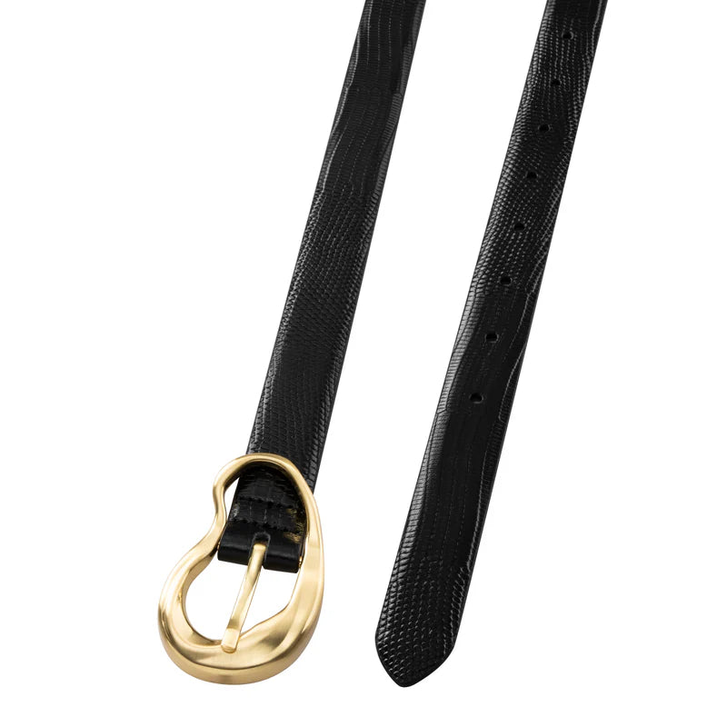 SANCIA | ceinture en cuir ''Formosa'' - Noir