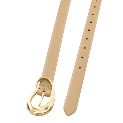 SANCIA | ceinture en cuir ''Formosa'' - Beige