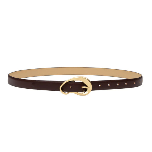 SANCIA | ceinture en cuir ''Formosa'' - Espresso