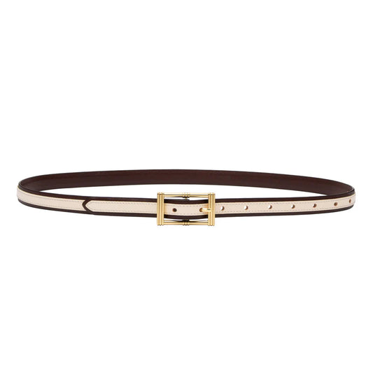 SANCIA | ceinture en cuir ''Olinda'' - Écru
