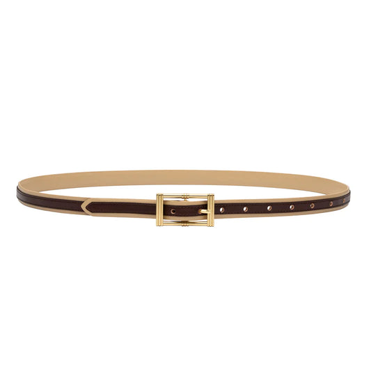SANCIA | ceinture en cuir ''Olinda'' - Espresso