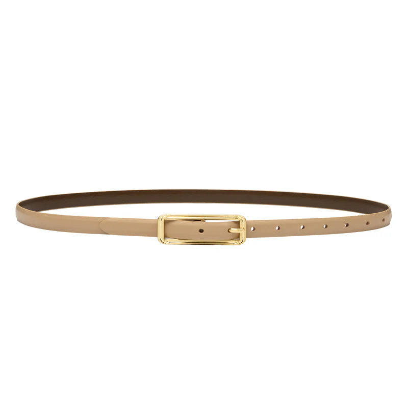 SANCIA | ceinture en cuir ''Picarra'' - Beige