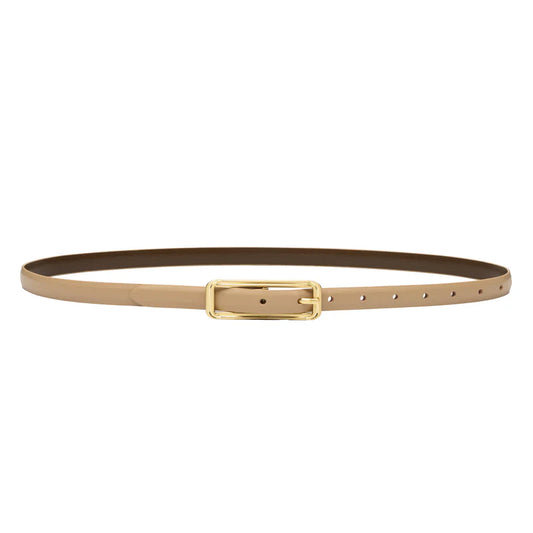 SANCIA | ceinture en cuir ''Picarra'' - Beige