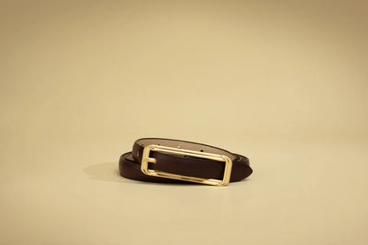 SANCIA | ceinture en cuir ''Picarra'' - Espresso