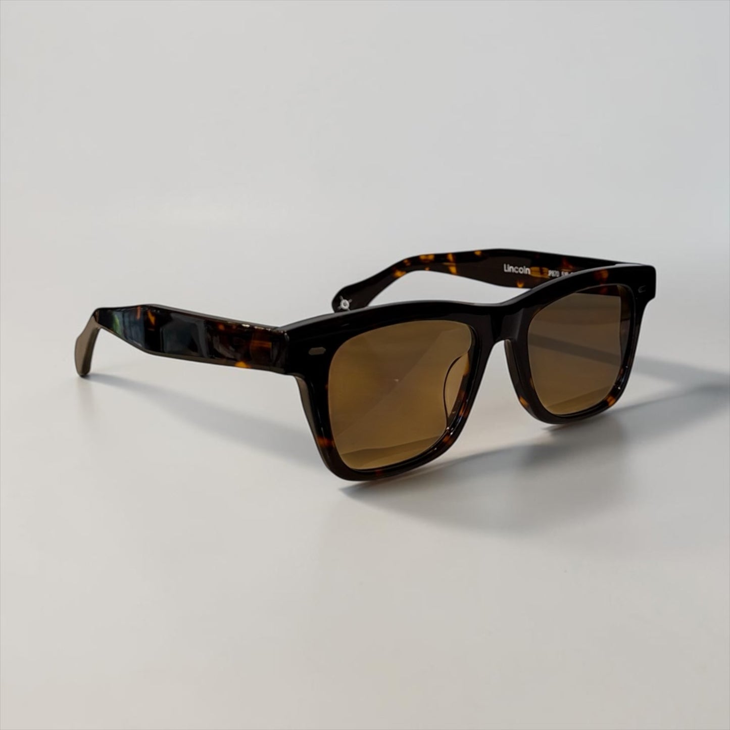 OLC Optics | Lunettes de soleil "LINCOLN" - Brun tortoise / Jaune