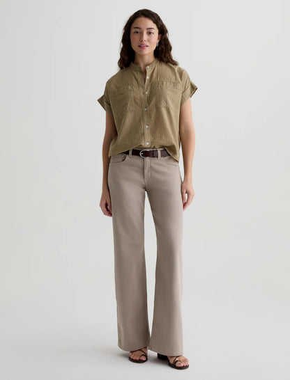 AG | Jean "ADRIA" jambes larges - Taupe