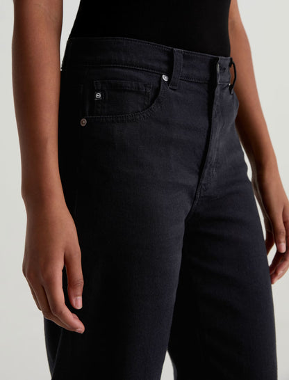AG Jeans | Jean droit à taille mi-haute ''Brinley'' - Noir