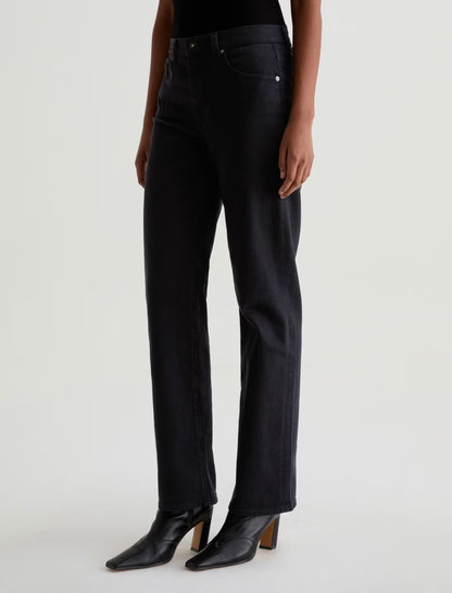 AG Jeans | Jean droit à taille mi-haute ''Brinley'' - Noir