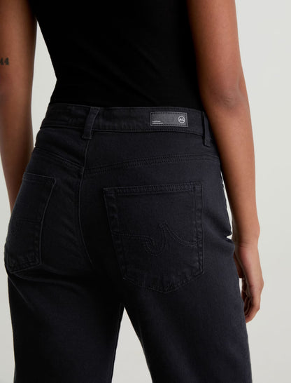AG Jeans | Jean droit à taille mi-haute ''Brinley'' - Noir