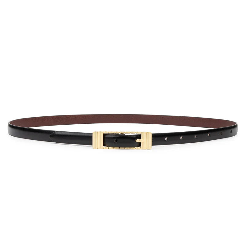 SANCIA | ceinture en cuir ''Marzi'' - Noir