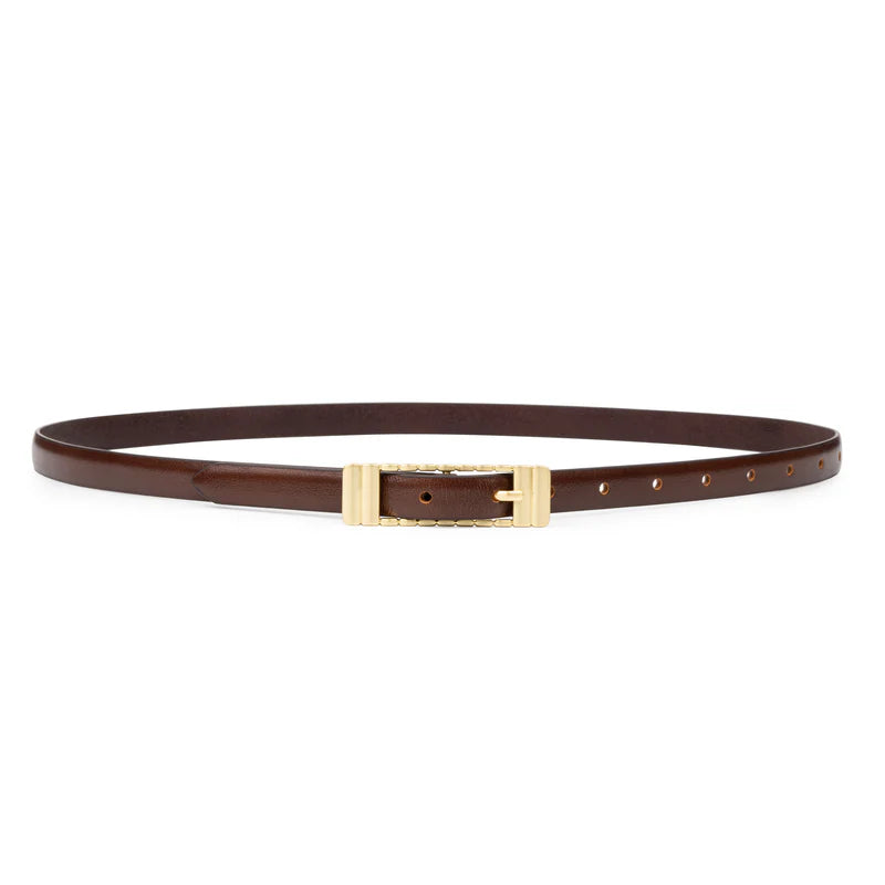 SANCIA | ceinture en cuir ''Marzi'' - Chocolat