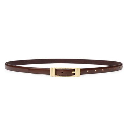 SANCIA | ceinture en cuir ''Marzi'' - Chocolat