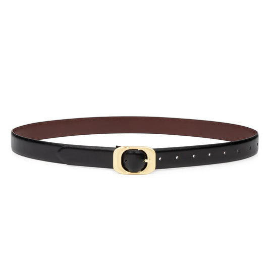 SANCIA | ceinture en cuir ''Kylo'' - Noir