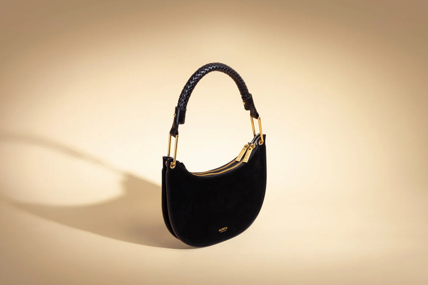 SANCIA | Sac en daim ''Altura'' - Black
