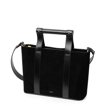 SANCIA | Sac en cuir ''Ravenna Tote'' - Noir