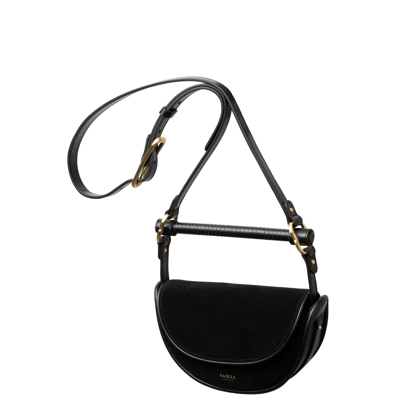SANCIA | Sac en cuir ''Verin'' - Noir