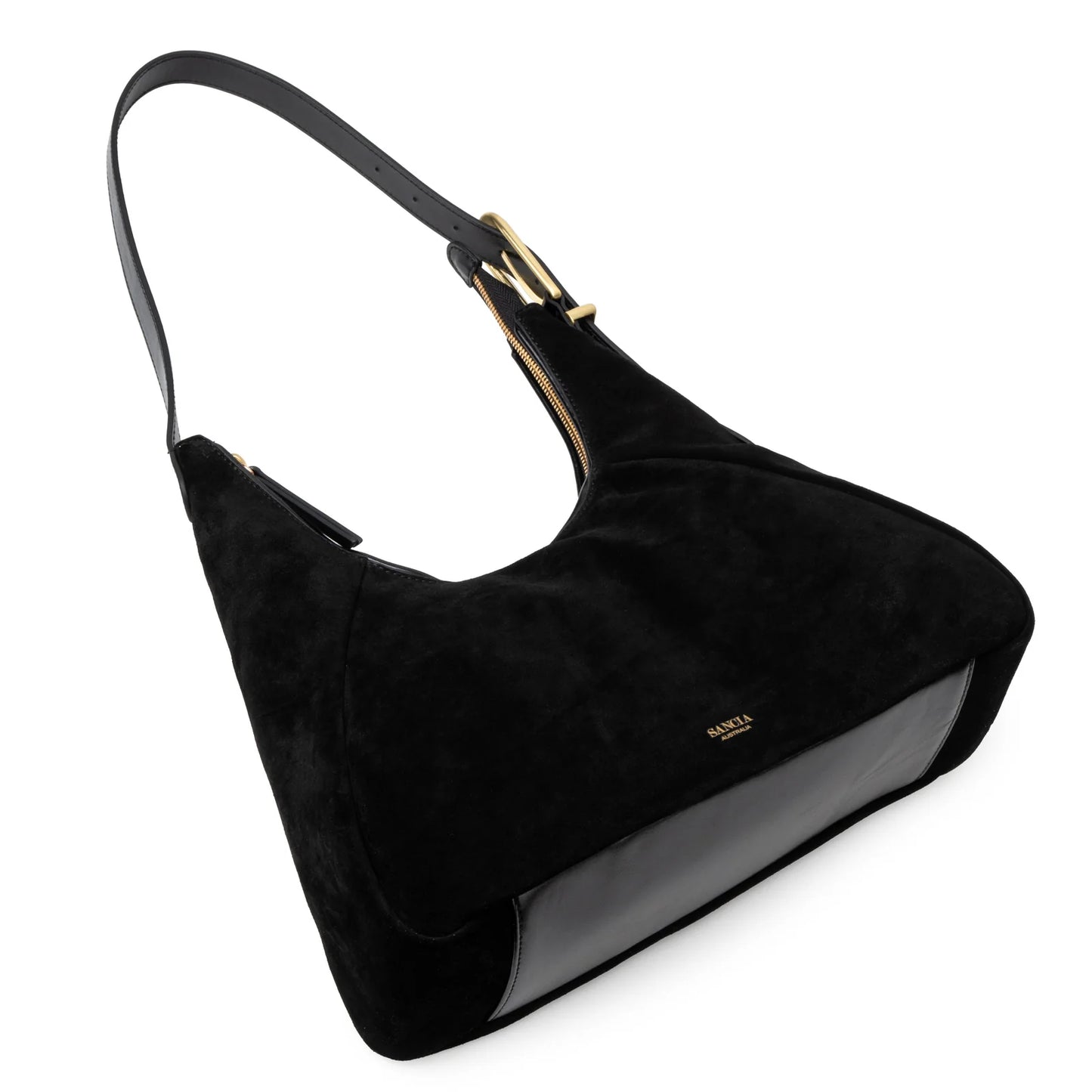 SANCIA | Sac en cuir ''Izola'' - Noir